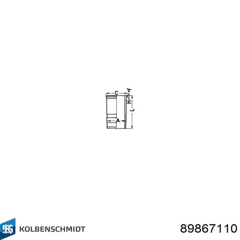 Гільза поршнева Kolbenschmidt 89867110 ціна, від 112.38 USD
