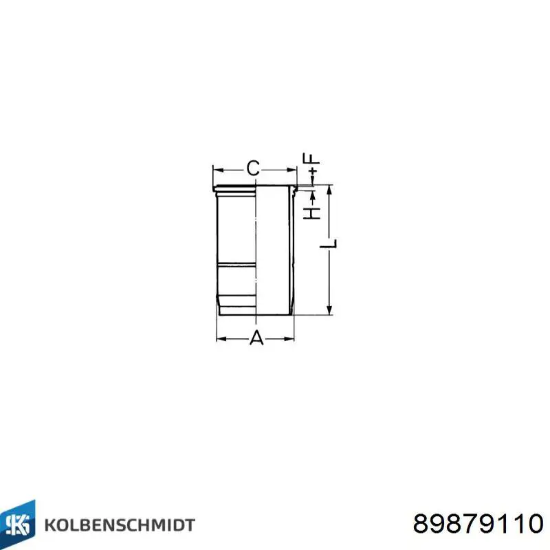 Гільза поршнева Kolbenschmidt 89879110 ціна, від 119.87 USD