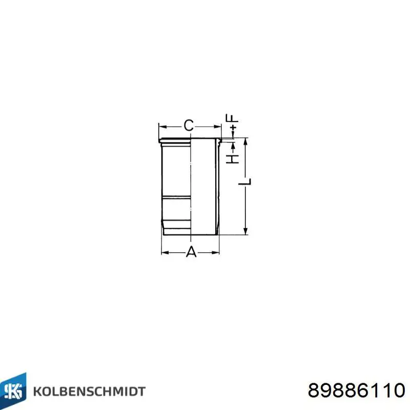 Гільза поршнева Volvo 20760235 ціна, від 101.56 USD