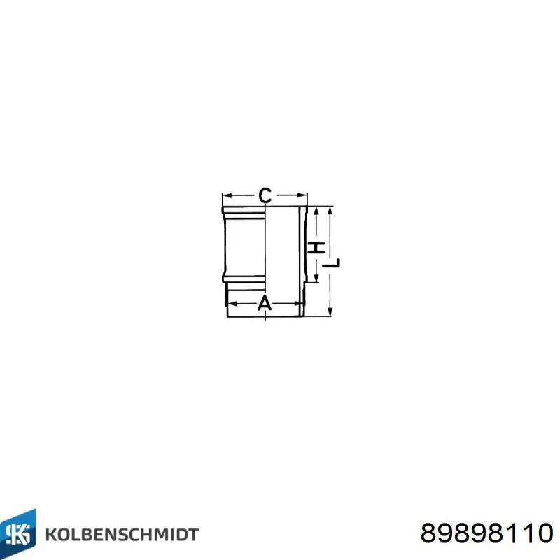 Гільза поршнева Kolbenschmidt 89898110 ціна, від 59.99 USD