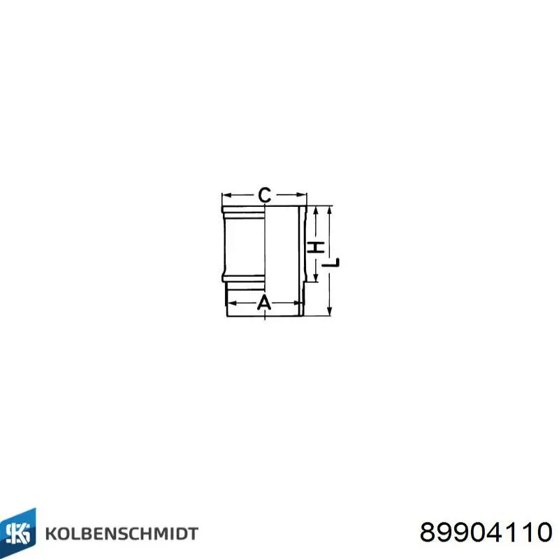 Гільза поршнева Kolbenschmidt 89904110 ціна, від 88.52 USD