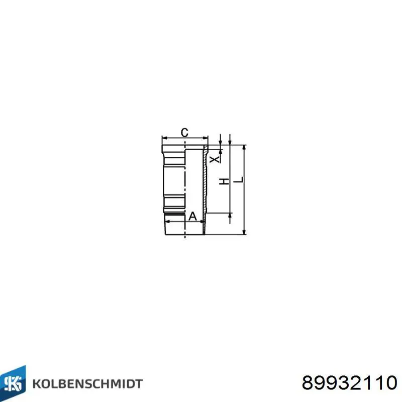 Гільза поршнева Kolbenschmidt 89932110 ціна, від 121.39 USD