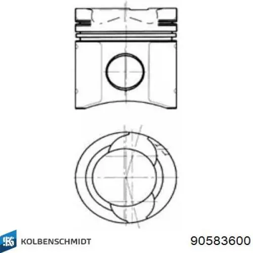 Поршень в комплекті на 1 циліндр, STD Mahle Original 2289800 ціна, від 106.99 USD