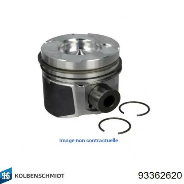 93362620 Kolbenschmidt Поршень в зборі