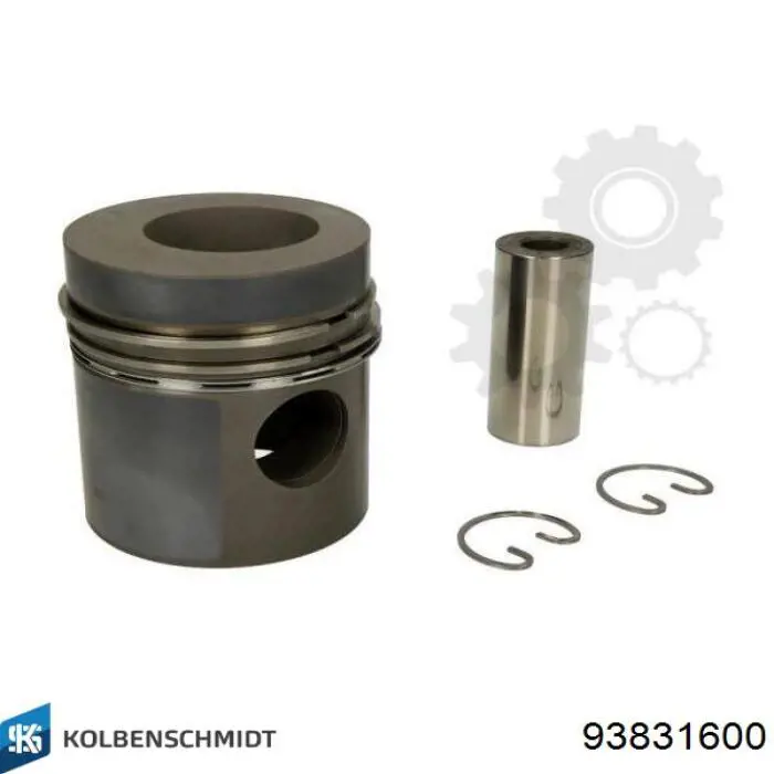93831600 Kolbenschmidt Поршня на 1 циліндр, STD