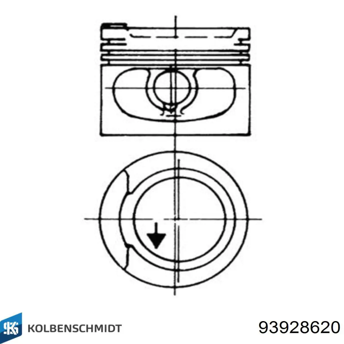 INF100651 InA-For Поршень в зборі