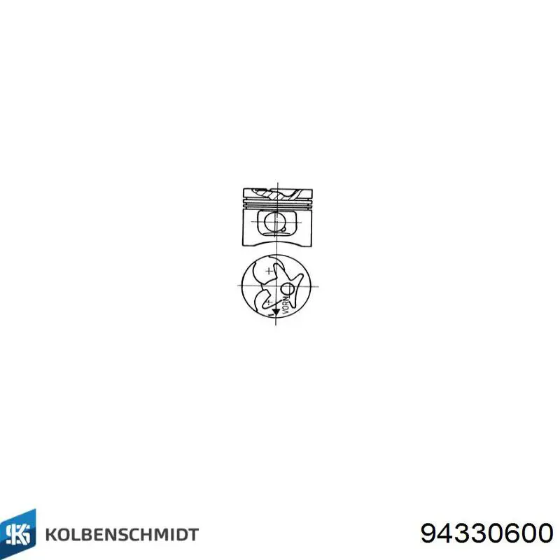 Поршень в комплекті на 1 циліндр, STD Mahle Original 0029300 ціна, від 59.72 USD