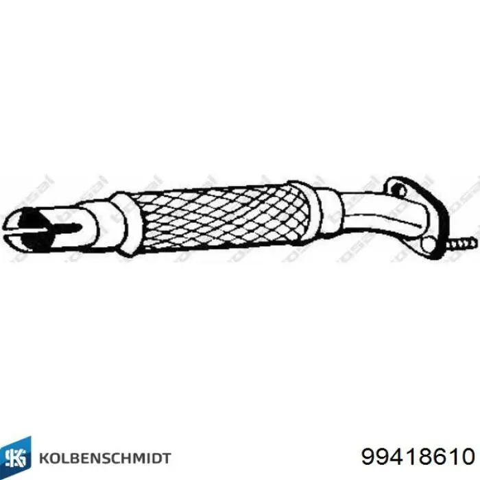 99418610 Kolbenschmidt Поршень в зборі