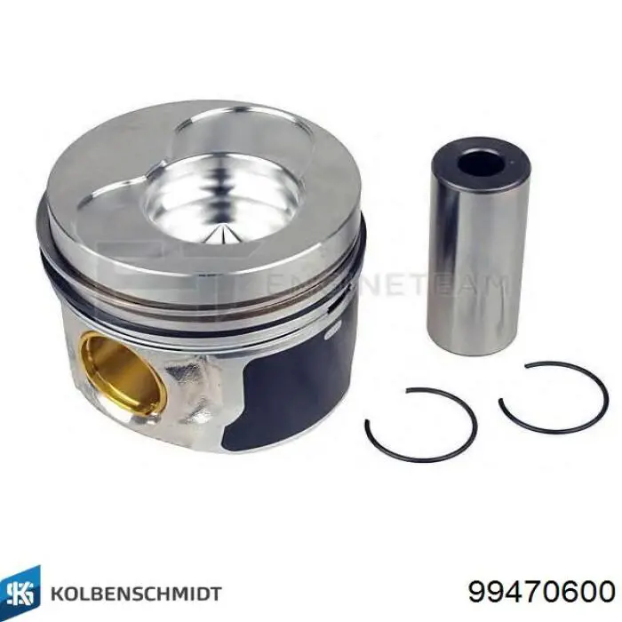 308600 Mahle Original Поршень в зборі