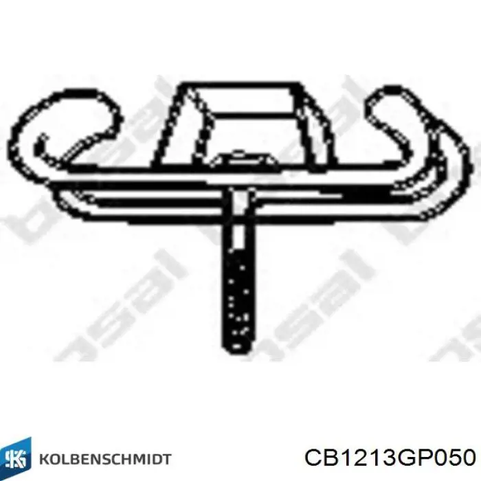 CB1213GP050 Kolbenschmidt Вкладиші коленвала, шатунні, комплект, 2-й ремонт (+0,50)