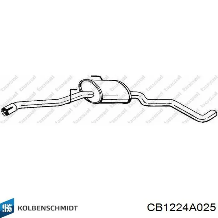 Вкладиші колінвала, шатунні, комплект, 1-й ремонт (+0,25) Kolbenschmidt CB1224A025 ціна, від 12.07 USD