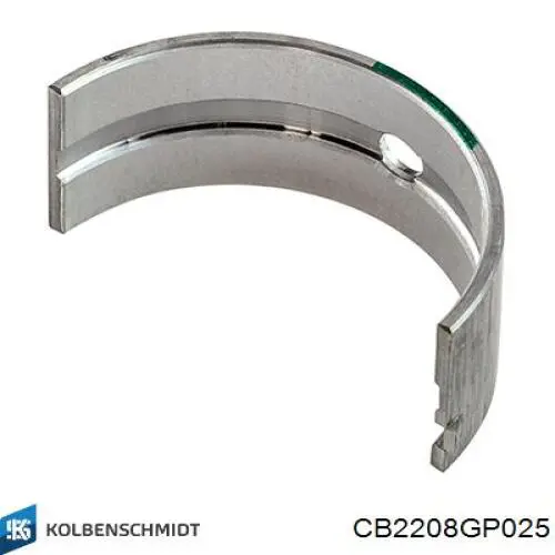 CB2208GP025 Kolbenschmidt вкладиші колінвала, шатунні, комплект, 1-й ремонт (+0,25)