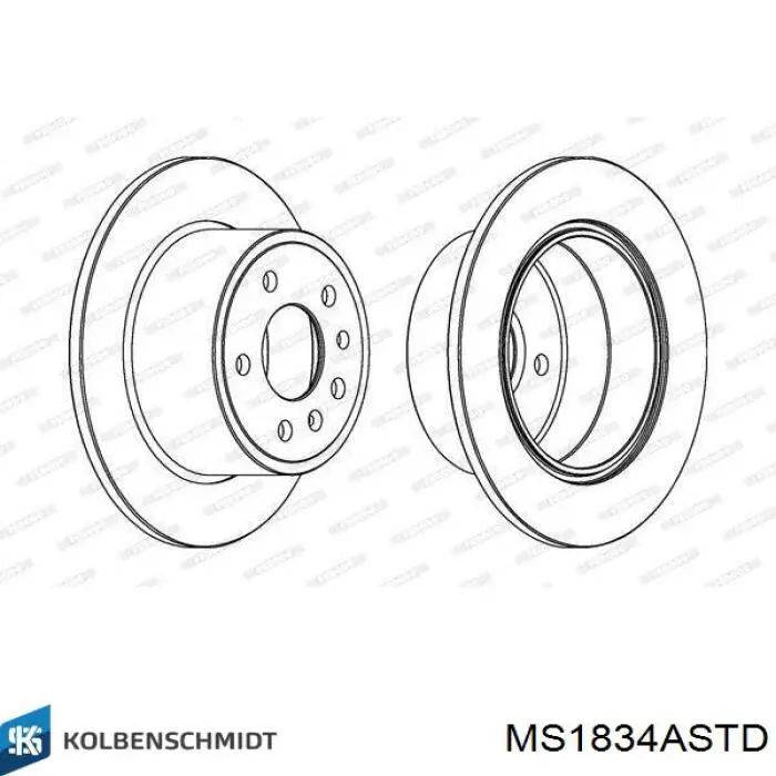 Купити MD326349 Chrysler Вкладиші колінвала, корінні, комплект, стандарт (STD)