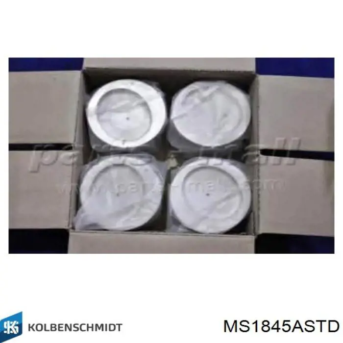 Вкладиші колінвала, корінні, комплект, стандарт (STD) H12485STD Glyco