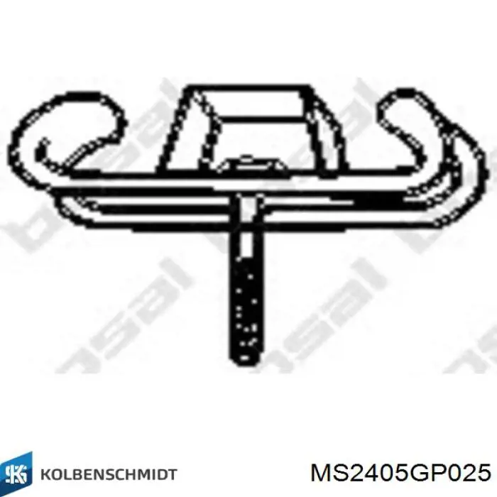 MS2405GP025 Kolbenschmidt Комплект підшипників ковзання коленвалу