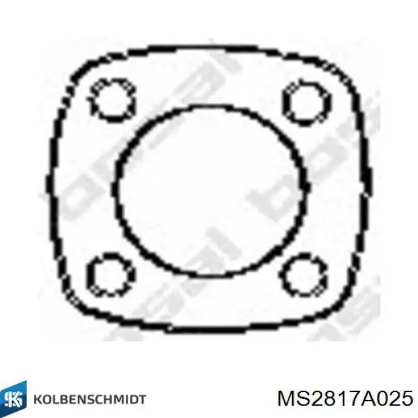 Вкладиші коленвала, корінні, комплект, 1-й ремонт (+0,25) Kolbenschmidt MS2817A025 ціна, від 24.82 USD
