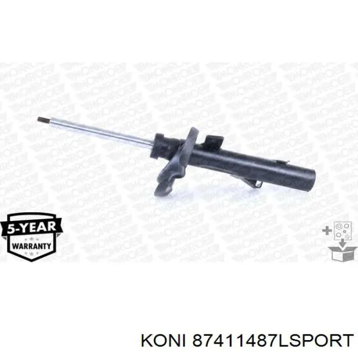 Амортизатор передньої підвіски, лівий Koni 87411487LSPORT ціна, від 37.73 USD