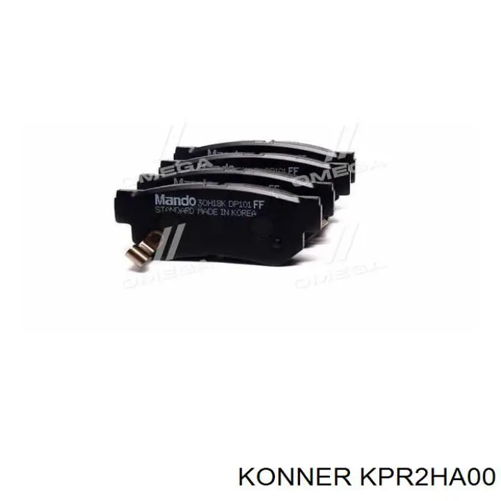 KPR2HA00 Konner колодки гальмові задні, дискові