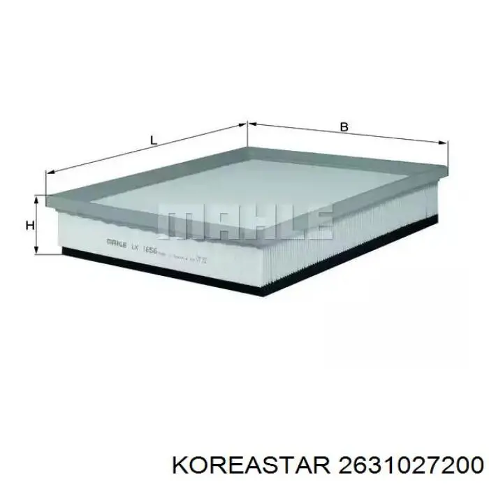 Купити 2631027200 Koreastar Фільтр очищення масла відцентровий