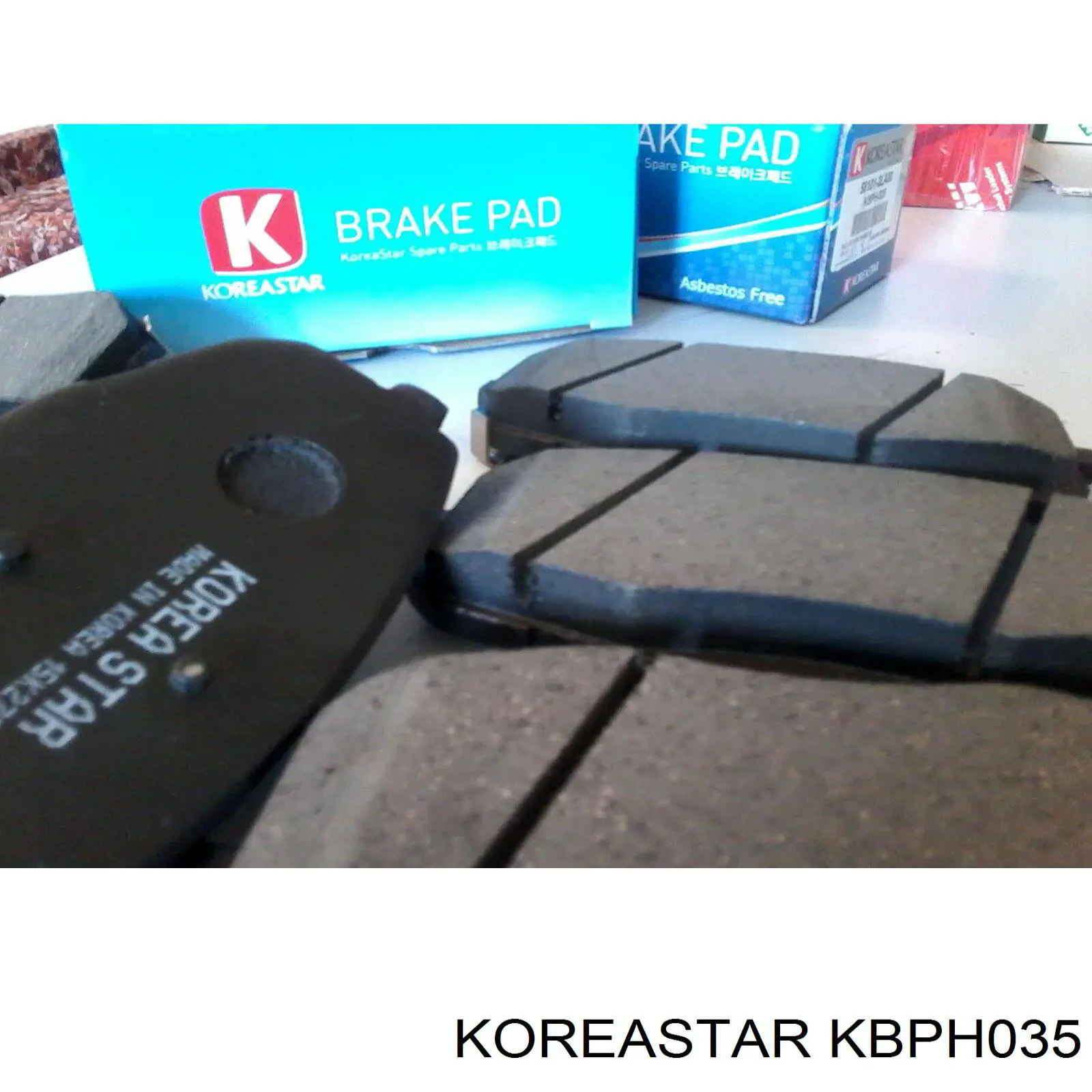 KBPH035 Koreastar колодки гальмівні передні, дискові
