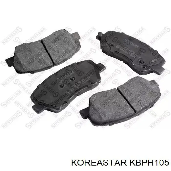 KBPH105 Koreastar колодки гальмівні передні, дискові