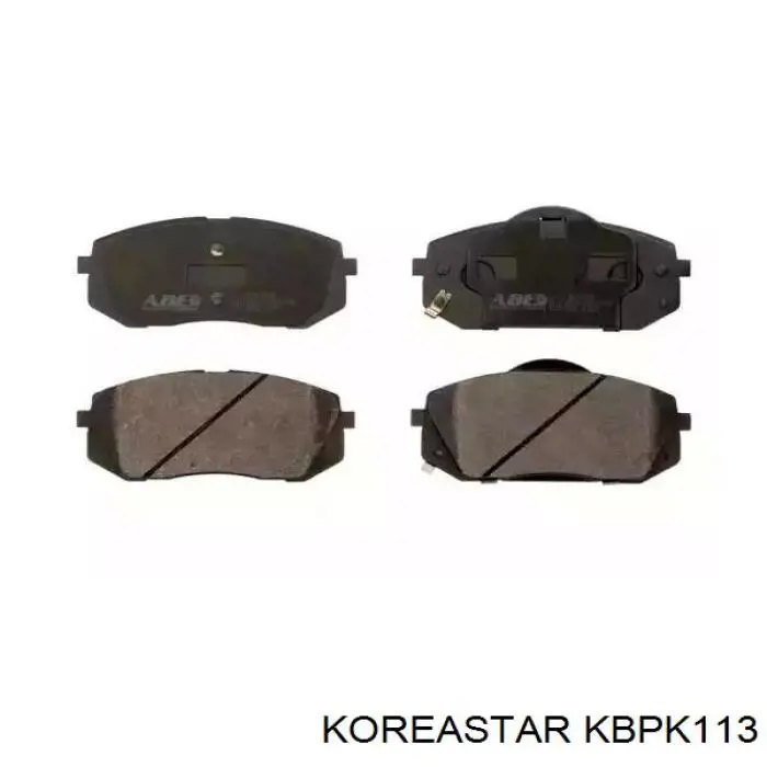 Передні тормозні колодки KBPK113 Koreastar