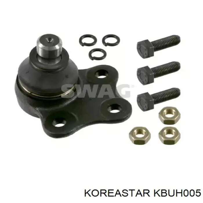 KBUH005 Koreastar Сайлентблок переднього нижнього важеля