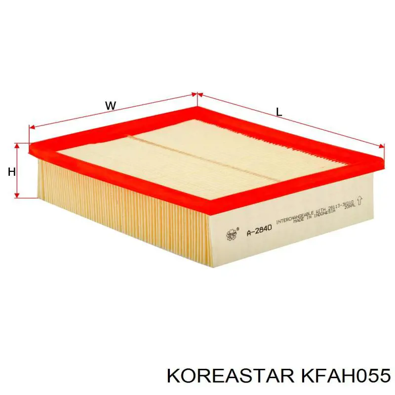 KFAH055 Koreastar фільтр повітряний