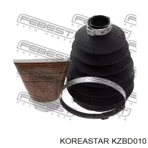 Пильник шарніра кутових швидкостей зовнішній передній Koreastar KZBD010 ціна, від 6.33 USD