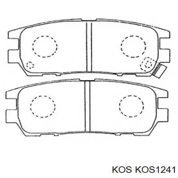 Ремкомплект переднього супорту KOS1241 KOS