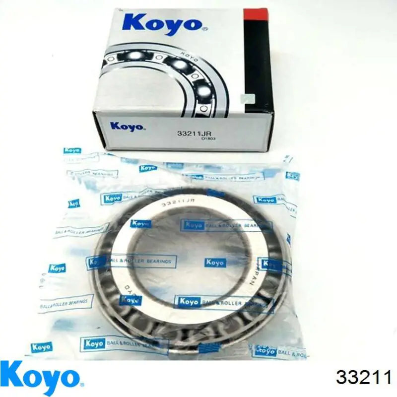 Комплект підшипник маточини передньої Koyo 33211 ціна, від 37.71 USD