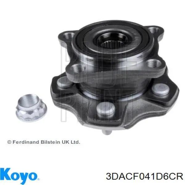 Задня маточина 3DACF041D6CR Koyo