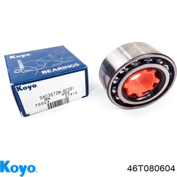 Підшипник маточини задньої Koyo 46T080604 ціна, від 7.70 USD