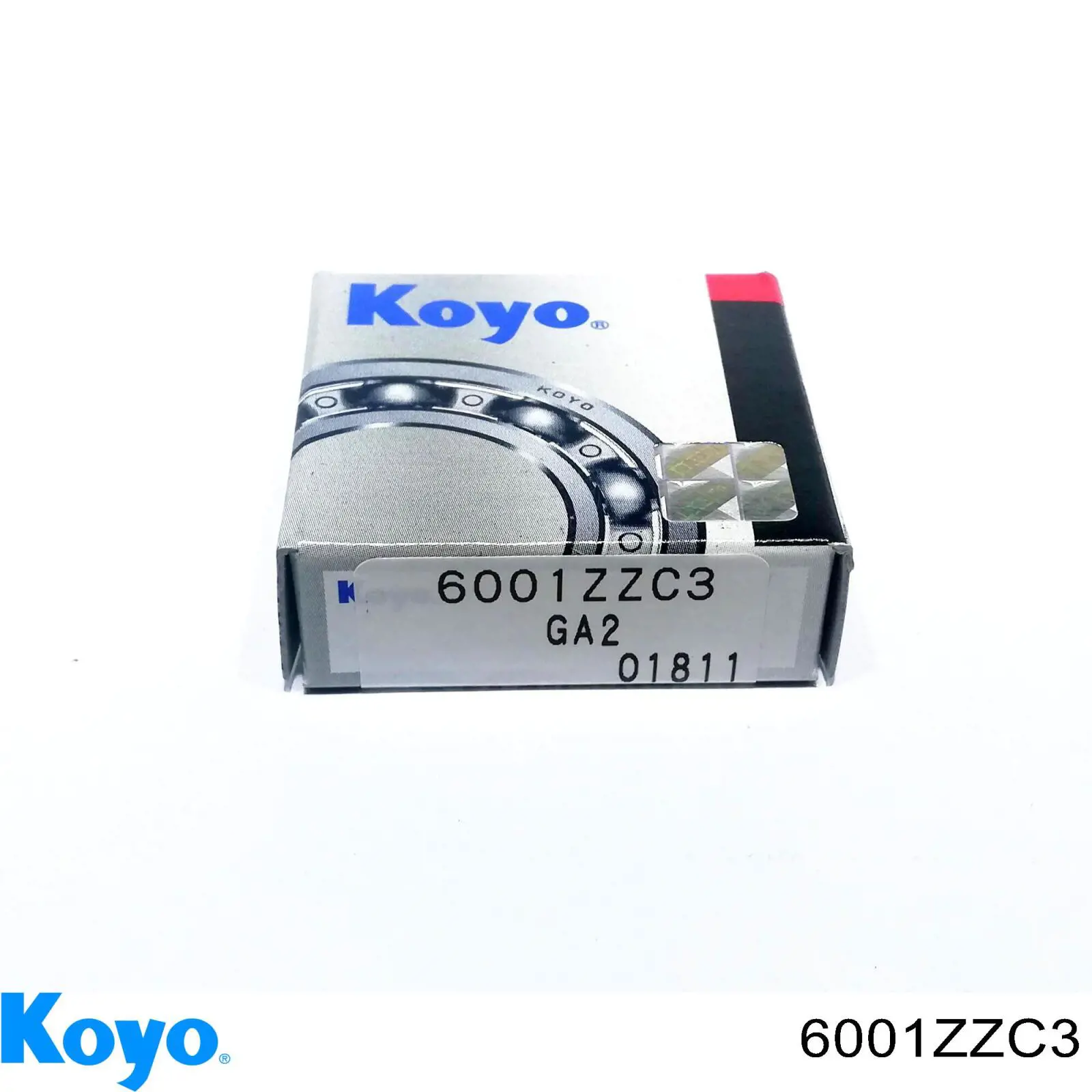 Купити 6001ZZC3 Koyo Опорний підшипник первинного валу КПП (центрирующий підшипник маховика)