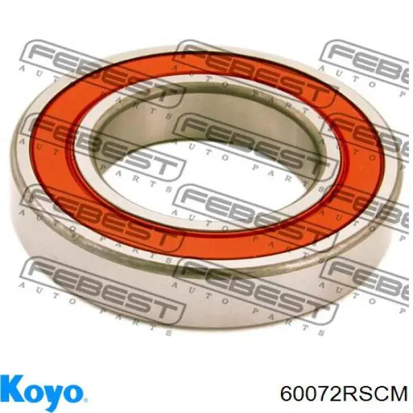 Підшипник піввісі переднього моста Koyo 60072RSCM ціна, від 6.60 USD