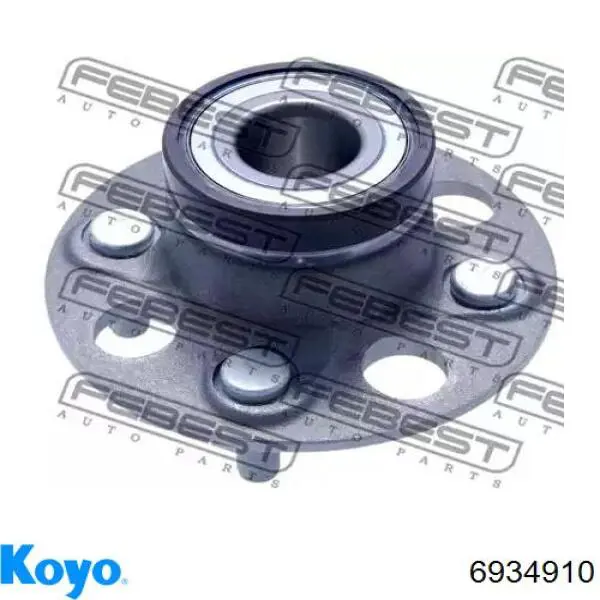 Комплект підшипник маточини передньої Koyo 69349 ціна, від 10.81 USD