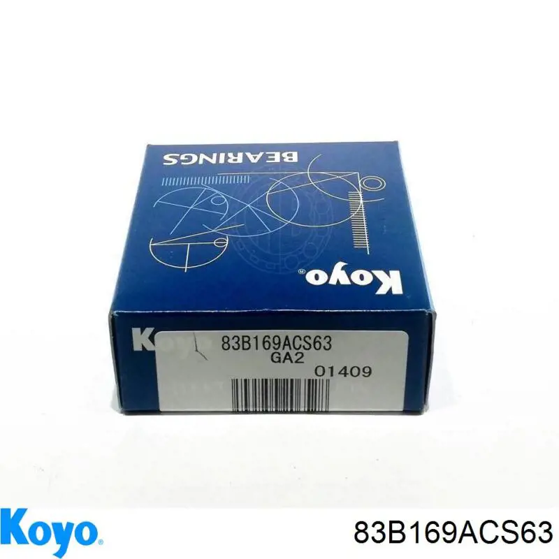 Підшипник піввісі переднього моста Koyo 83B169ACS63 ціна, від 17.17 USD