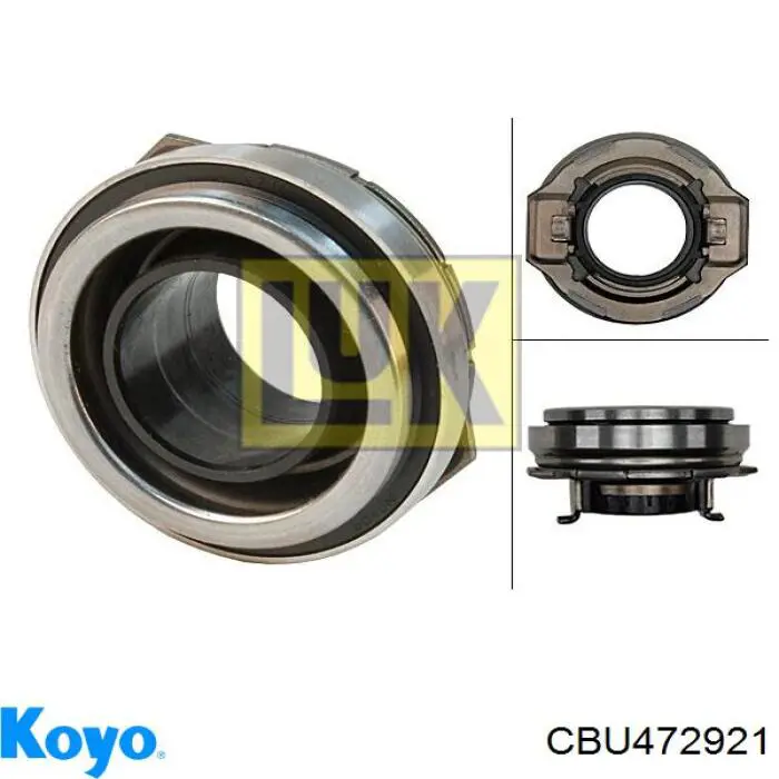 Вижимний підшипник Koyo CBU472921 ціна, від 13.72 USD