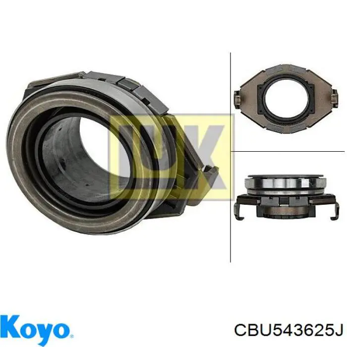 Вижимний підшипник CBU543625J Koyo