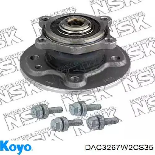 Підшипник маточини задньої Koyo DAC3267W2CS35 ціна, від 17.57 USD