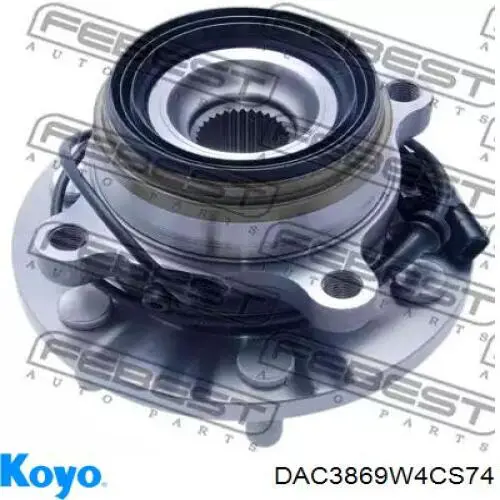 Підшипник ступиці DAC3869W4CS74 Koyo