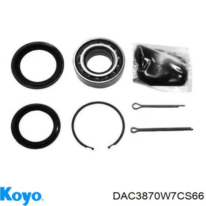 DAC3870W7CS66 Koyo Підшипник маточини передньої