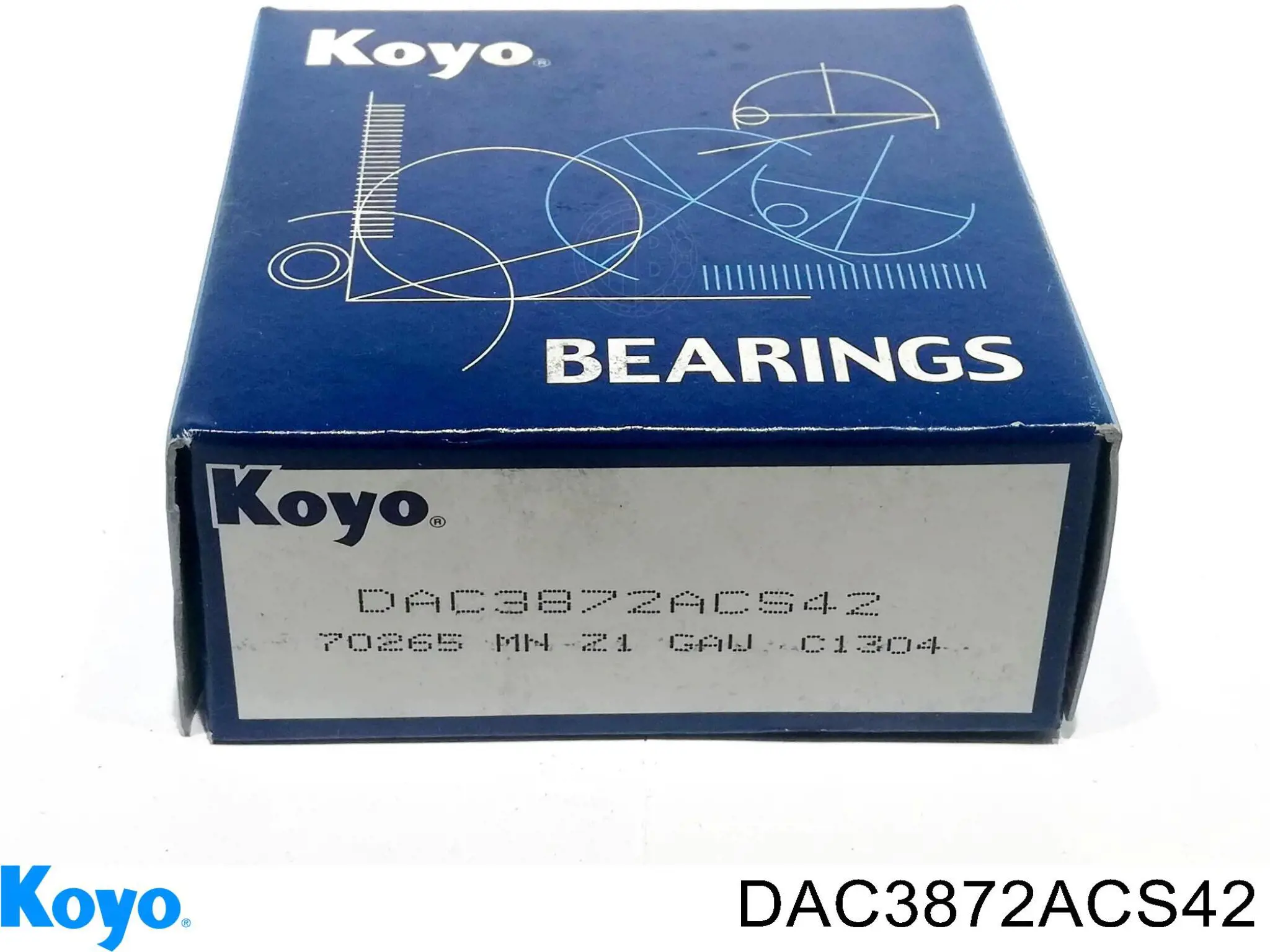 DAC3872ACS42 Koyo Підшипник маточини передньої