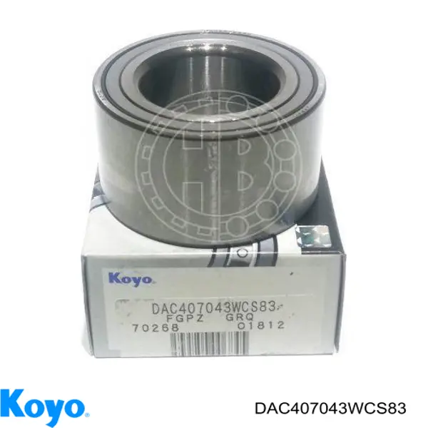 DAC407043WCS83 Koyo Підшипник ступиці задньої