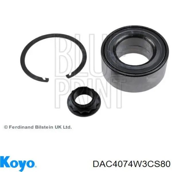 Комплект підшипник маточини передньої Koyo DAC4074W3CS80 ціна, від 24.89 USD