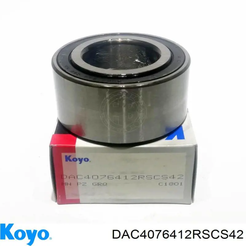 Комплект підшипник маточини передньої Koyo DAC4076412RSCS42 ціна, від 16.01 USD