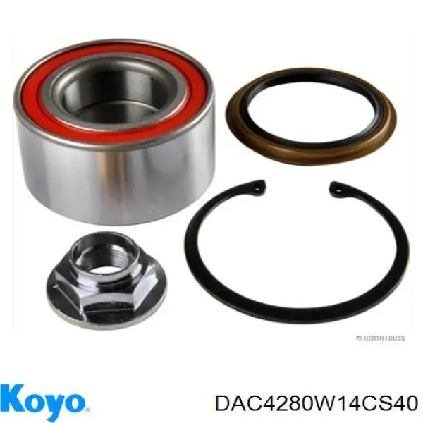 Комплект підшипник маточини передньої Koyo DAC4280W14CS40 ціна, від 27.75 USD