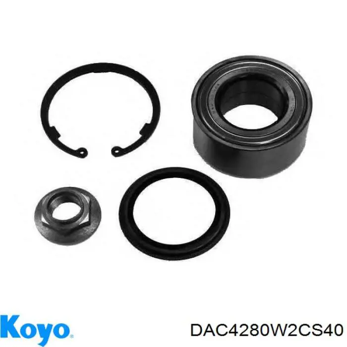 DAC4280W2CS40 Koyo Підшипник маточини передньої