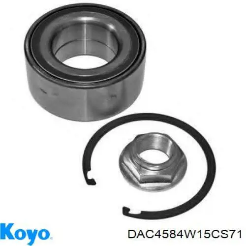 DAC4584W15CS71 Koyo Підшипник маточини передньої