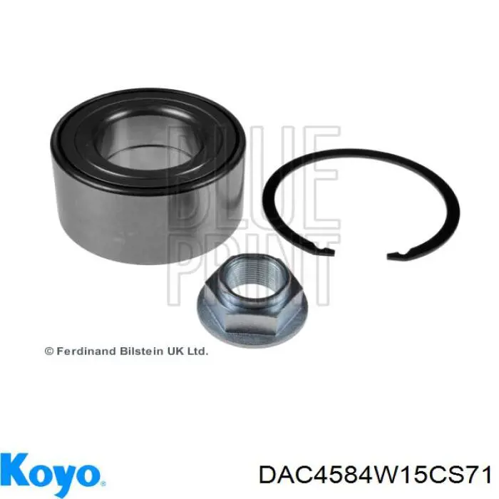 Підшипник ступиці DAC4584W15CS71 Koyo